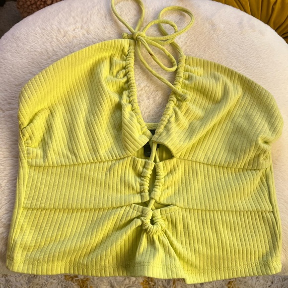 Wild Fable Lace-Up Front Versatile Tiny Halter - Picture 4 of 5